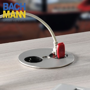 BACHMANN 독일 바흐만 트위스트 빌트인 콘센트 1구+USB BAC002 아일랜드식탁 매립